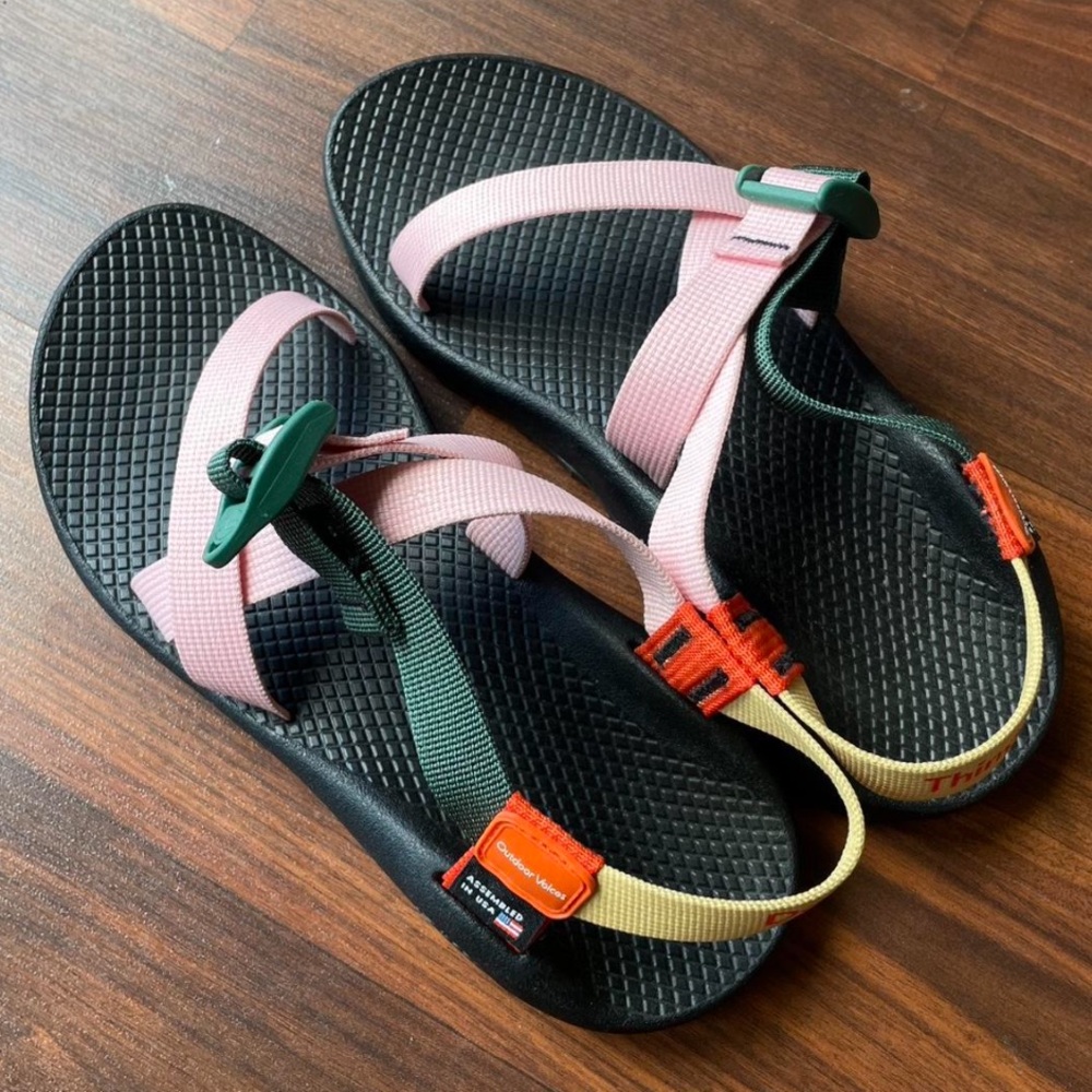 Chaco x Outdoor Voices Colorful Sandals